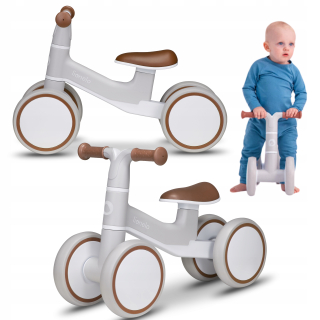 Lionelo Villy 6" balančný bicykel Béžová, Šedá